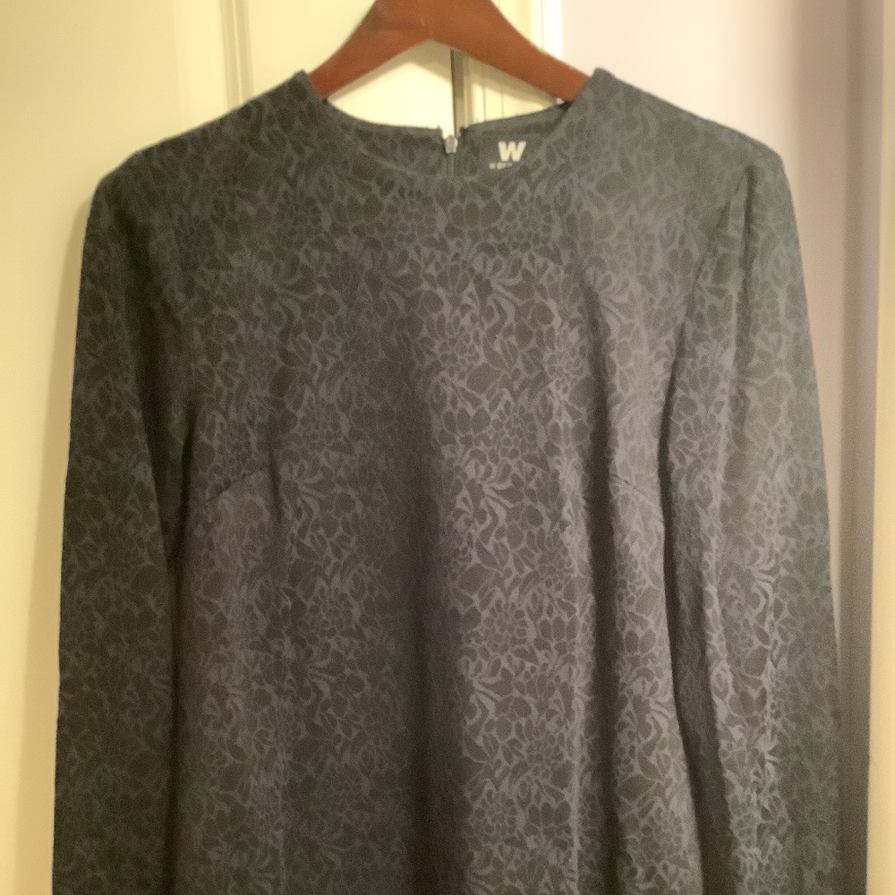 W by Worth cocktail dress size 8, blue and black